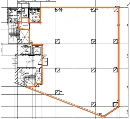 西新宿高木ビル 5階 平面図