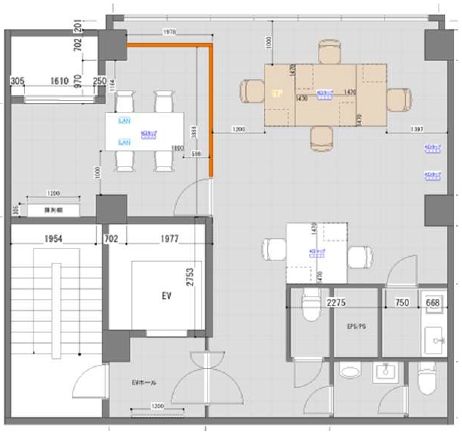 ACN神田錦町ビル 3階 平面図