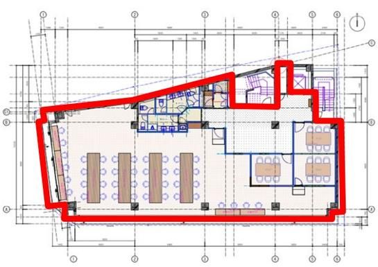 WORK VILLA HIRAKAWACHO 4階 平面図