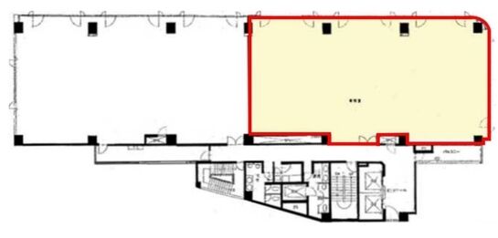 Daiwa笹塚ビル(旧:笹塚サウスビル) 6階A 平面図