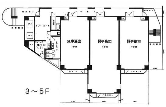 INOビル・大崎（INOビル大崎） 3階302 平面図