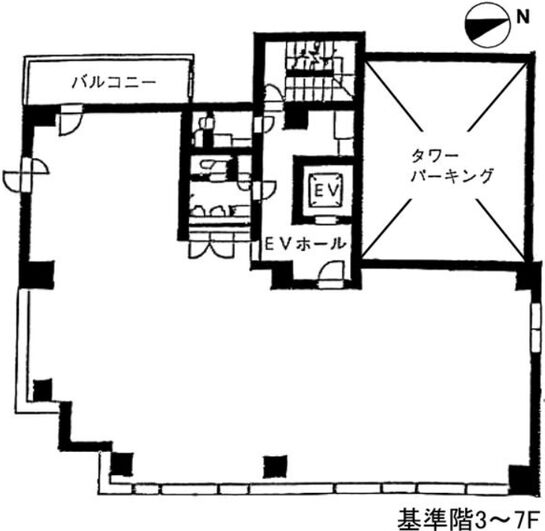 大森YSビル 5階 平面図