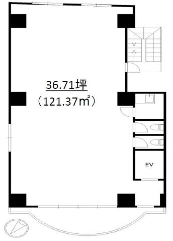 SANWA青山Bldg. 4階 平面図
