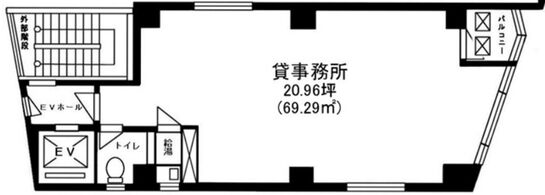 第9NSビル 5階 平面図