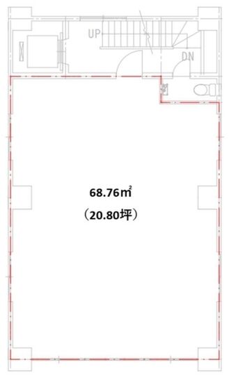 協電ビル 4階 平面図