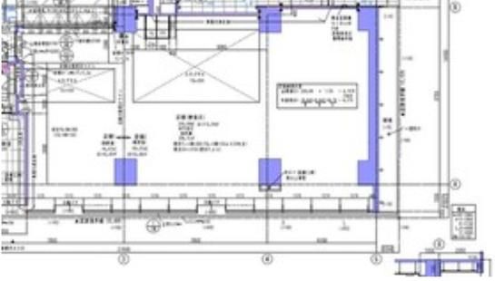 （仮称）亀戸・ＮＦＳホールディングス株式会社マンション新築工事 1階 平面図