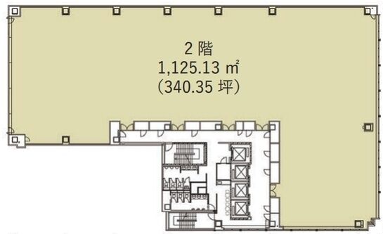 日本橋本町東急ビル 2階 平面図