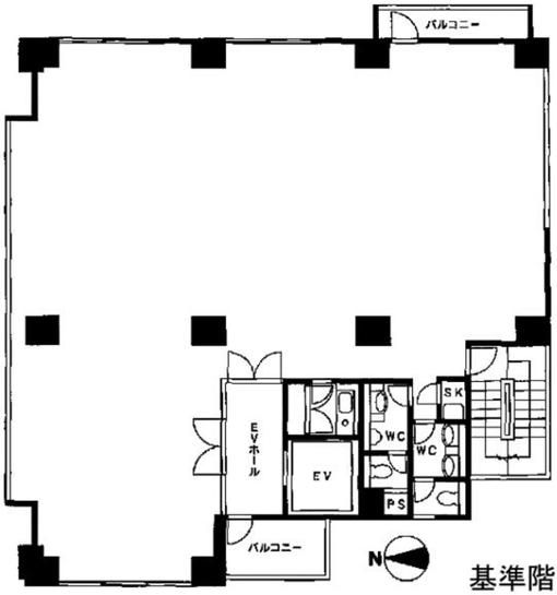 目白LKビル 6階 平面図