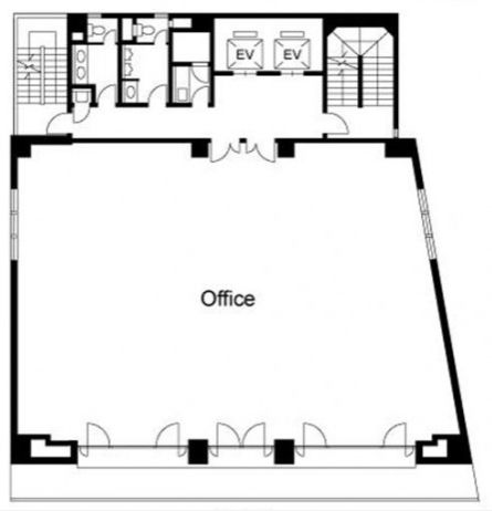 日本橋ライフサイエンスビルディング8 5階 平面図