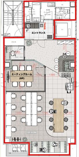 ARISTO平河町（旧：L.Biz平河町） 7階 平面図