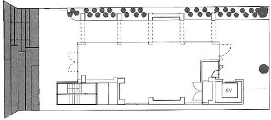 CADRE tamachi（キャドレ田町） 1階 平面図