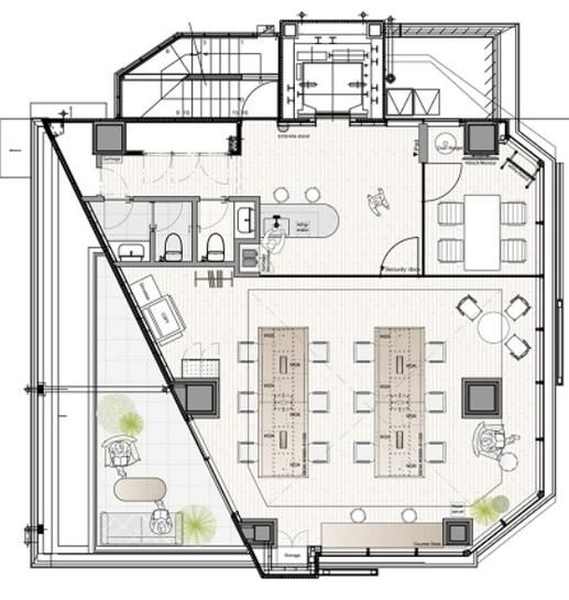 +SHIFT NOGIZAKA 3階 平面図