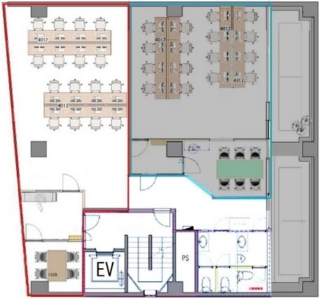 M.BALANCE+ IKEBUKURO SOUTH（旧：ジョリマリエビル） 3階301 平面図