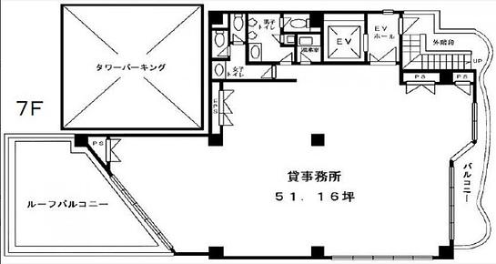 アスミビル 7階 平面図