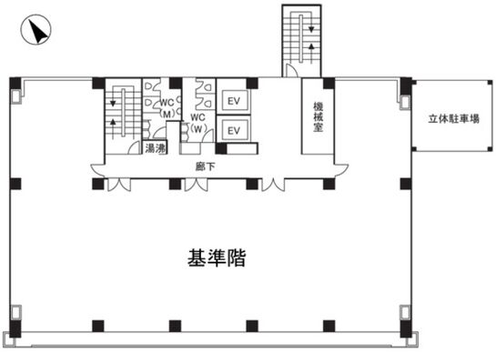 渋谷第一生命ビルディング 3階 平面図