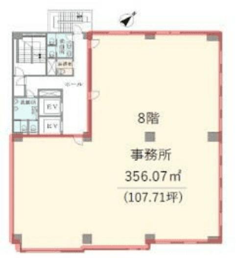 ツインヒルズ茗荷谷 8階 平面図