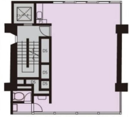 越智産業第二ビル 4階 平面図