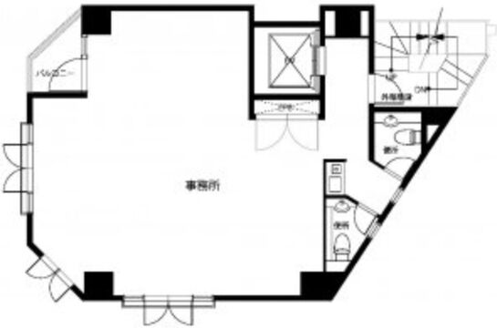 南青山KSビル（KS南青山ビル） 5階 平面図