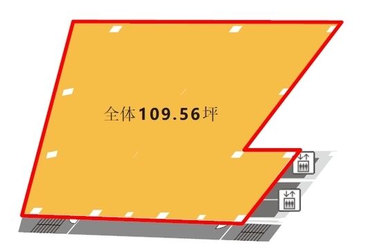 （仮称）銀座8丁目9-11、2開発計画 11階 平面図