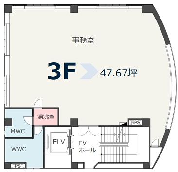 （仮称）One-Ikebukuro 1階～3階 平面図