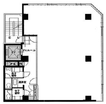 田中ビル（西新宿） 2階 平面図