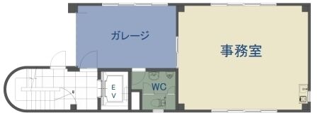 イマス新大橋ビル 1階 平面図