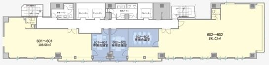 H¹O赤坂（H1O赤坂） 7階701 平面図