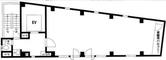 新宿成和ビル 6階 平面図