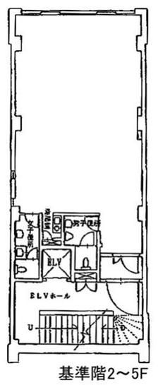 松木ビル 4階 平面図