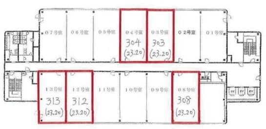 TSKビル（大田区） 3階303 平面図