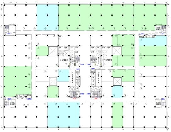 TOCビル 11階46 平面図
