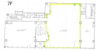 上野プラザ・ユービル（プラザUビル） 7階A 平面図
