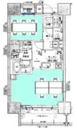 アトラス浅草 13階1301 平面図