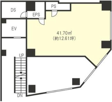 モアセンタービル 1階~5階 平面図