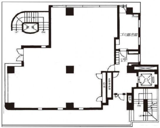 新橋第二中ビル 1階 平面図
