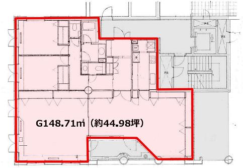 髙會堂（コウカイドウ）ビル 3階301 平面図