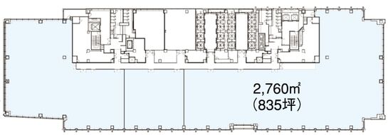 東京ビルディング 20階 平面図