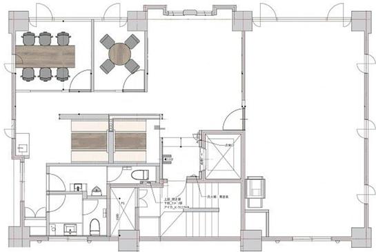 八丁堀ファーストスクエア（旧：平野ビル） 5階 平面図