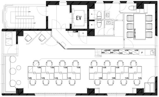 NOVEL WORK Jimbocho(旧:トラストワンビル12) 3階 平面図