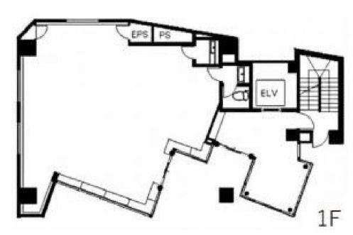 ルート神南ビル 1階 平面図