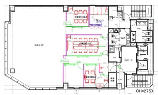 PMO新橋 7階 平面図