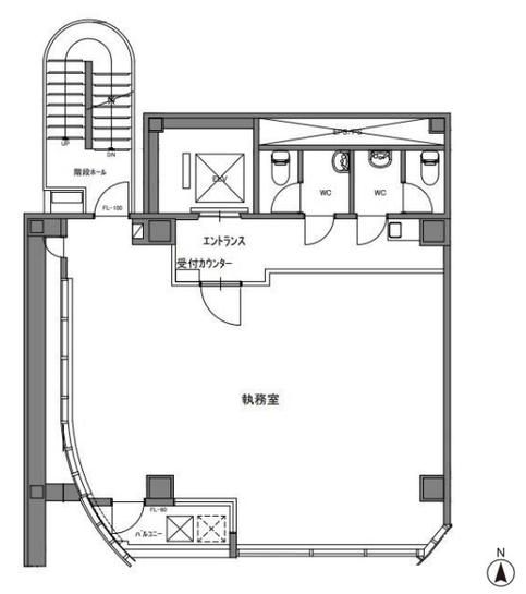 八丁堀フロンティアビル 3階 平面図