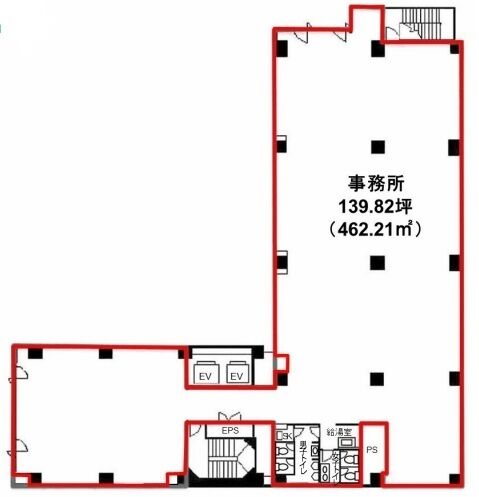 内山ビル(千代田区) 7階 平面図