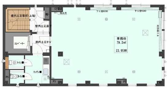 開成ビル 5階501 平面図