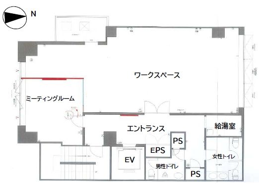 日宝秋葉原ビル 13階 平面図