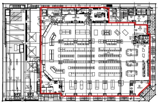 AIP25豊洲ビル 1階 平面図