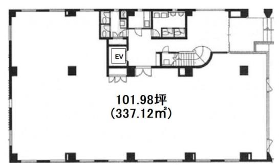 西新宿ミノシマビル 1階 平面図