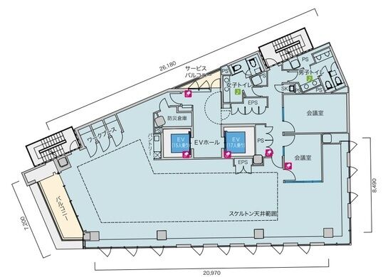 神保町PREX 12階 平面図