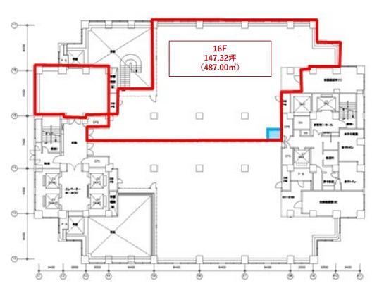 スフィアタワー天王洲 16階 平面図