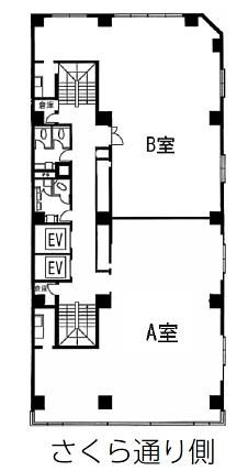 田中八重洲ビル 7階B 平面図